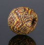 Ancient mosaic glass bead with checkerboard pattern 164MSA